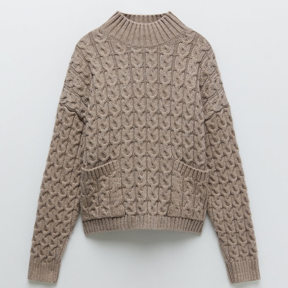 ZARA | Bloggers Fave Cable Knit Sweater Set - Picture 11 of 16